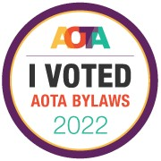 Logo for AOTA I Voted